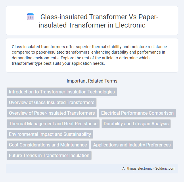 Paper-Insulated Transformer vs Glass-Insulated Transformer - What is the difference?