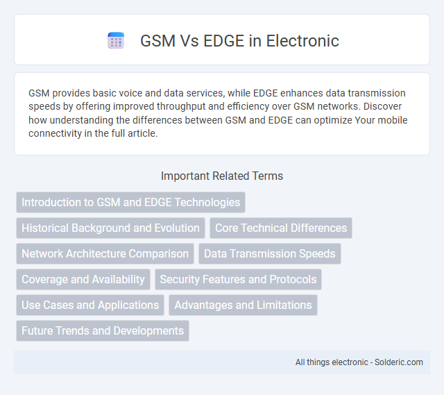 EDGE vs GSM - What is the difference?