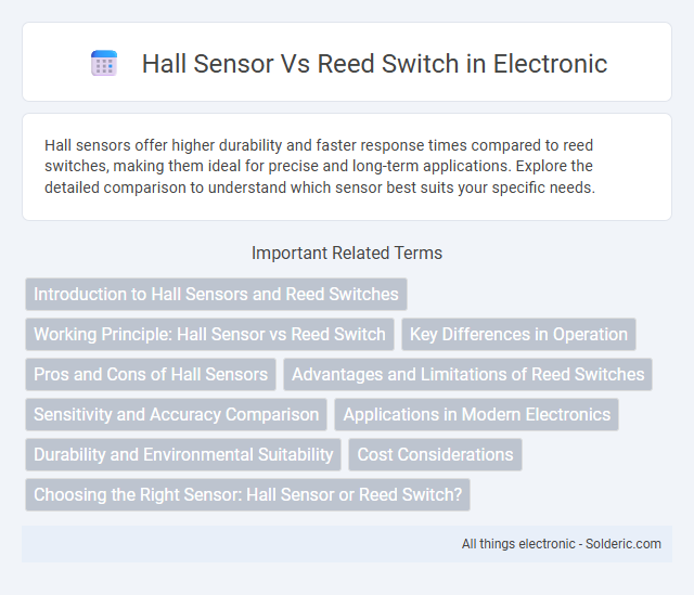 Hall Sensor vs Reed Switch - What is the difference?