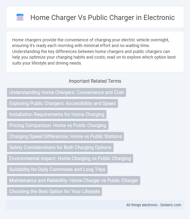 Public charger vs Home charger - What is the difference?