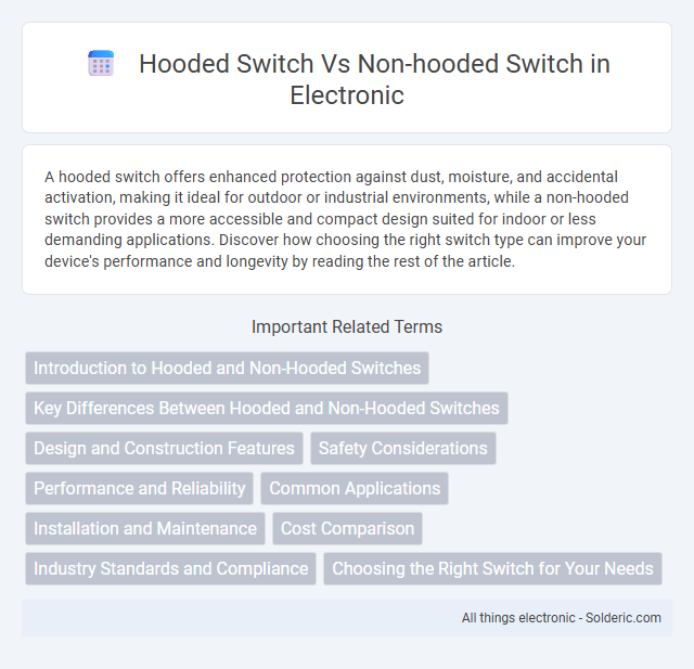 Hooded Switch vs Non-Hooded Switch - What is the difference?