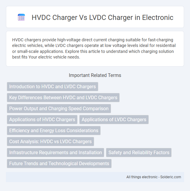 HVDC Charger vs LVDC Charger - What is the difference?