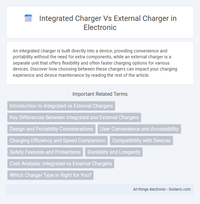 External Charger vs Integrated Charger - What is the difference?