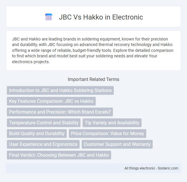 Hakko vs JBC - What is the difference?