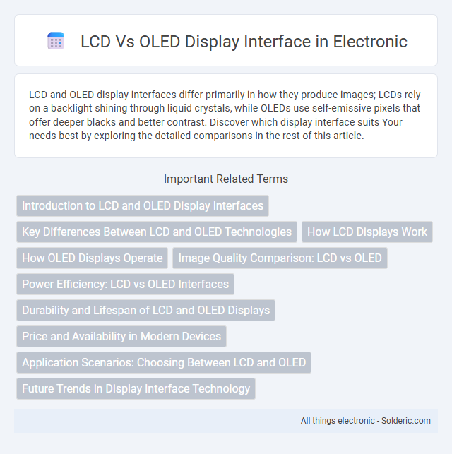 OLED vs LCD Display Interface - What is the difference?