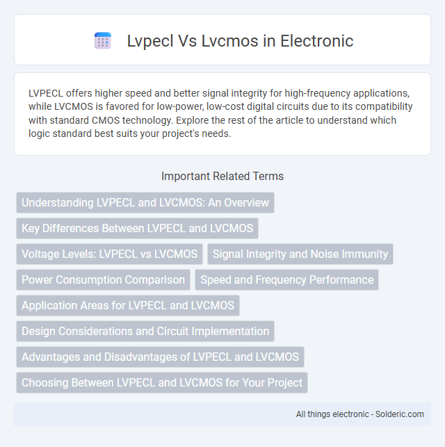 LVCMOS vs LVPECL - What is the difference?