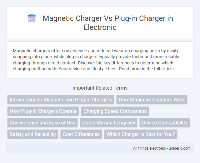 Plug-in Charger vs Magnetic Charger - What is the difference?