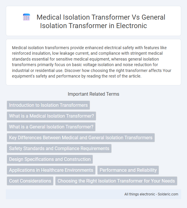 General Isolation Transformer vs Medical Isolation Transformer - What is the difference?