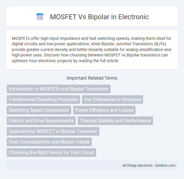 Bipolar vs MOSFET - What is the difference?