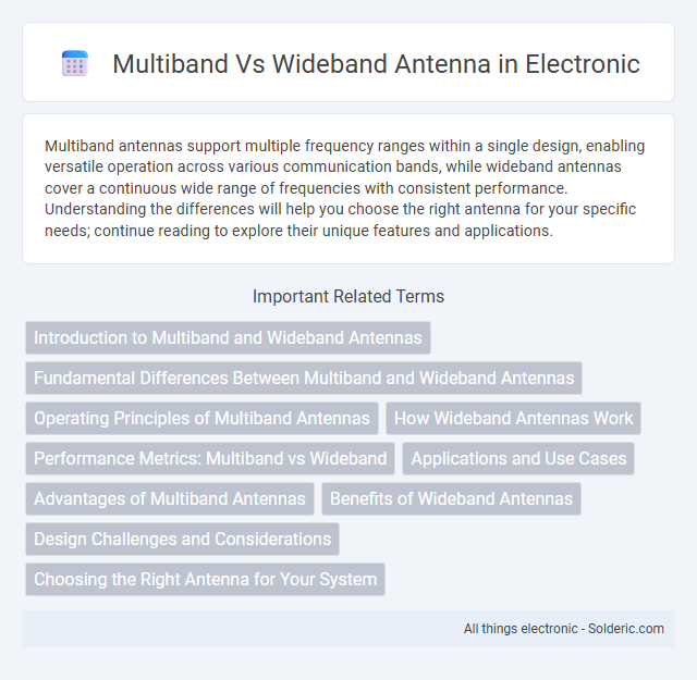 Multiband vs Wideband Antenna - What is the difference?