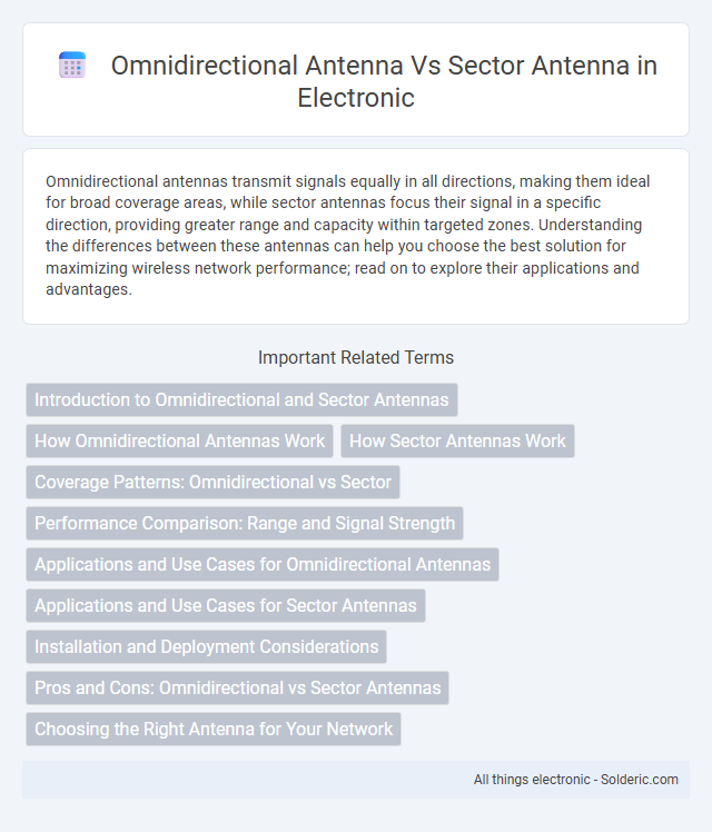 Omnidirectional Antenna vs Sector Antenna - What is the difference?