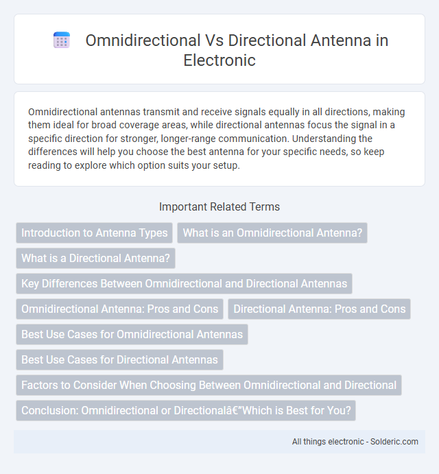 Directional Antenna vs Omnidirectional Antenna - What is the difference?