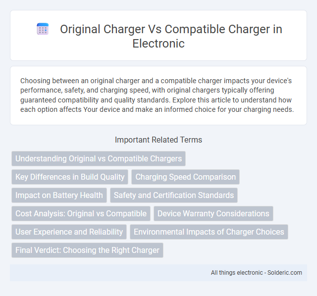 Compatible charger vs Original charger - What is the difference?