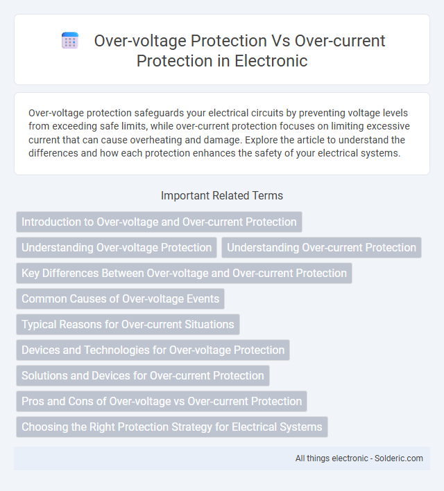Over-current protection vs Over-voltage protection - What is the difference?