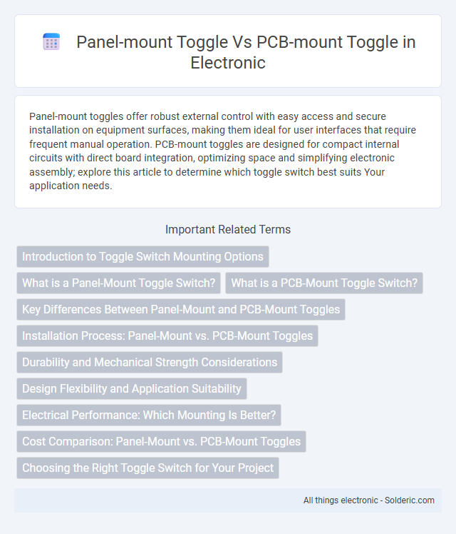 PCB-mount toggle vs panel-mount toggle - What is the difference?
