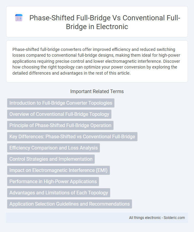Conventional Full-Bridge vs Phase-Shifted Full-Bridge - What is the difference?