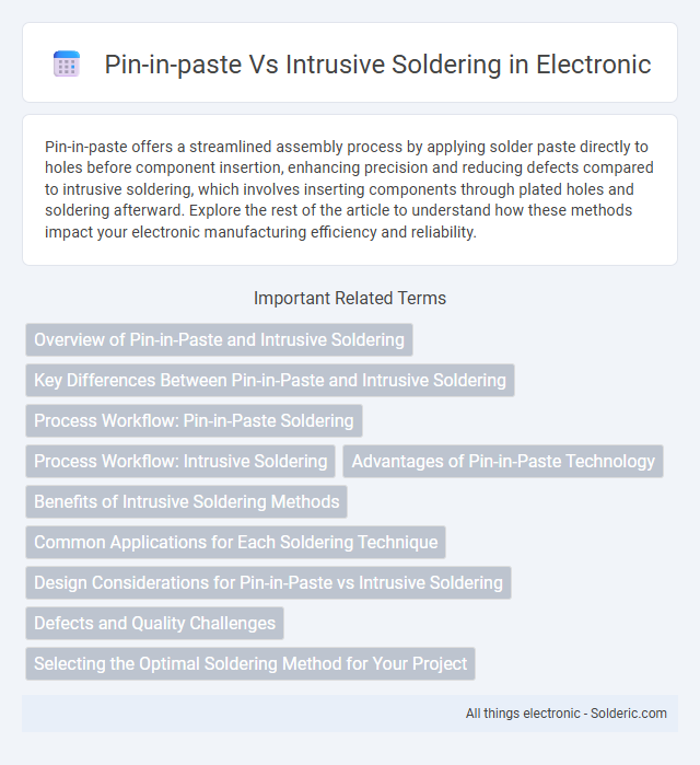 Intrusive Soldering vs Pin-in-Paste - What is the difference?
