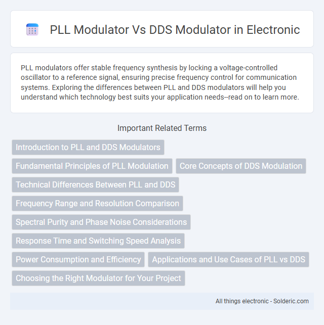 Comparison: DDS Modulator vs PLL Modulator - What is the difference?
