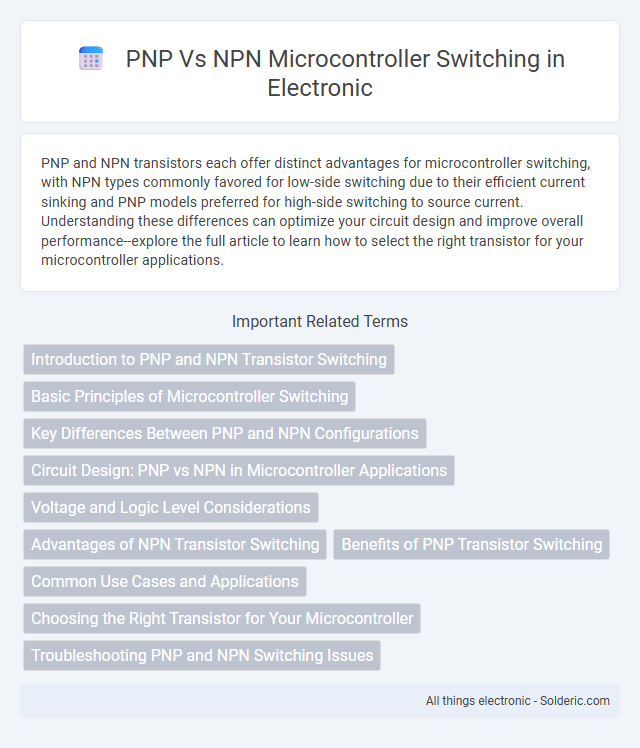 NPN vs PNP Microcontroller Switching - What is the difference?
