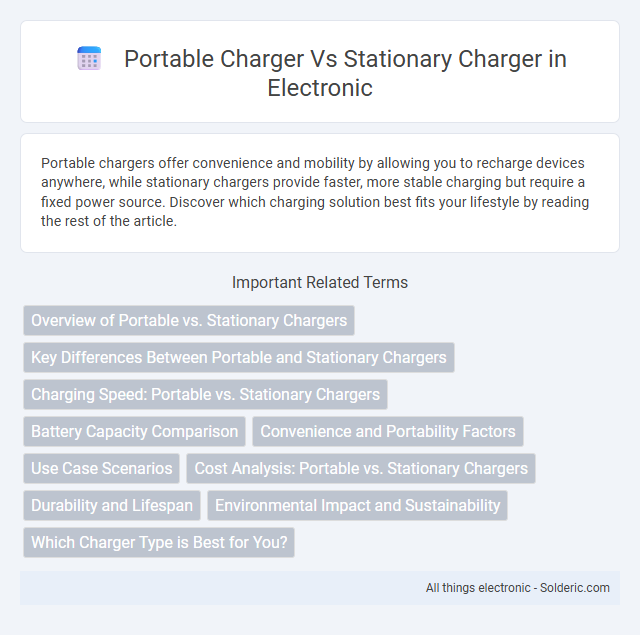 Portable Charger vs. Stationary Charger - What is the difference?