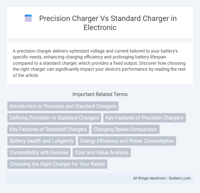 Precision Charger vs Standard Charger - What is the difference?