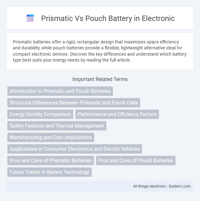 Pouch Battery vs Prismatic Battery - What is the difference?