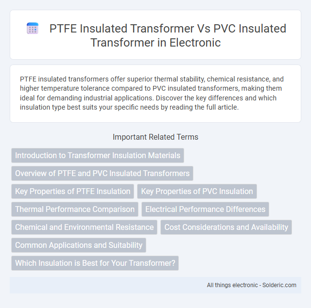 PVC Insulated Transformer vs PTFE Insulated Transformer - What is the difference?
