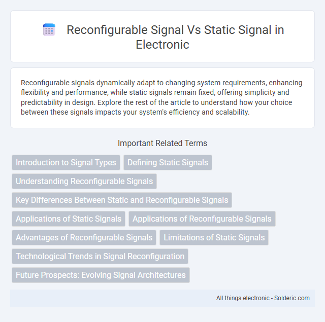 Reconfigurable Signal vs Static Signal - What is the difference?