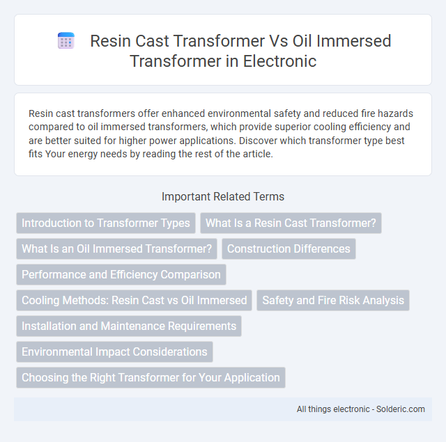 Oil Immersed Transformer vs Resin Cast Transformer - What is the difference?