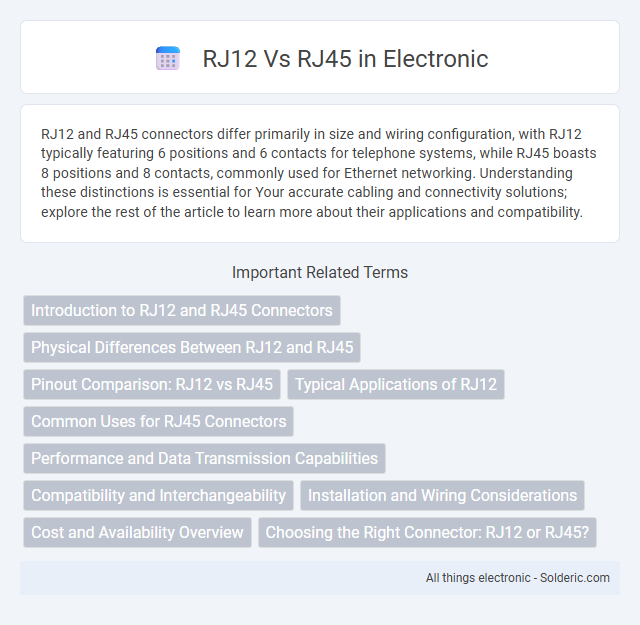 RJ12 vs RJ45 - What is the difference?