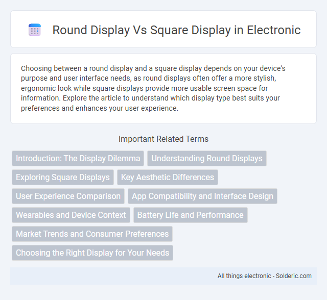 Round Display vs Square Display - What is the difference?