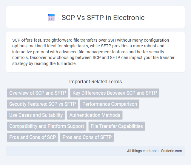 SCP vs SFTP - What is the difference?