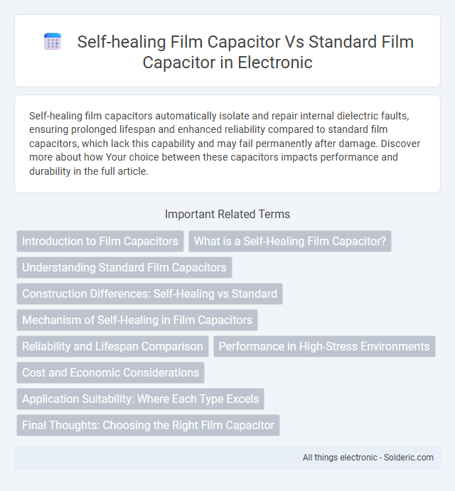 Self-Healing Film Capacitor vs Standard Film Capacitor - What is the difference?