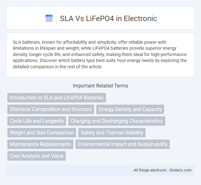 LiFePO4 vs SLA - What is the difference?