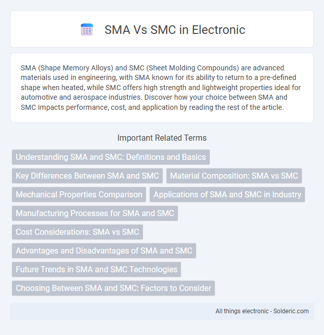 SMC vs SMA - What is the difference?