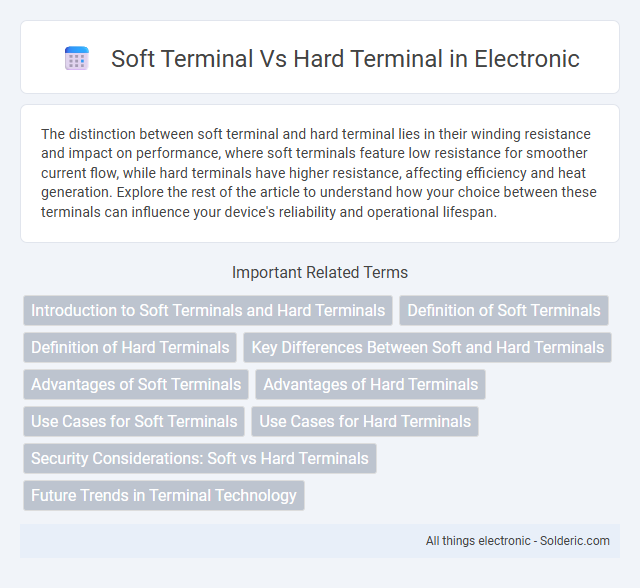 Hard terminal vs Soft terminal - What is the difference?
