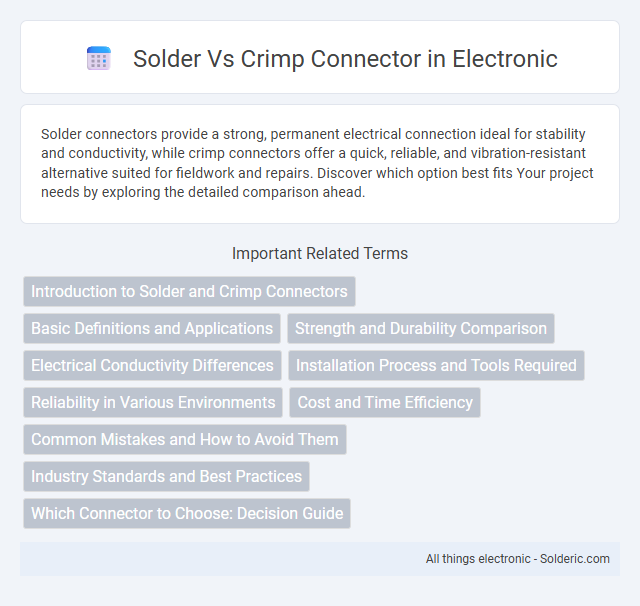 Crimp Connector vs Solder - What is the difference?