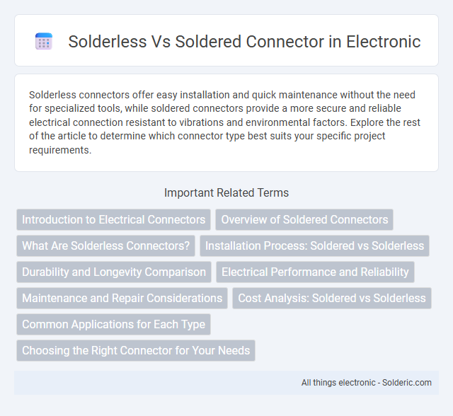Soldered vs Solderless Connector - What is the difference?