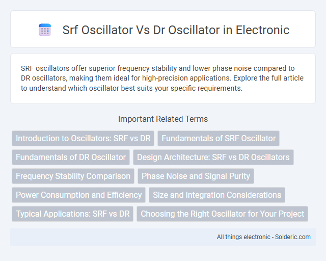 DR Oscillator vs SRF Oscillator - What is the difference?