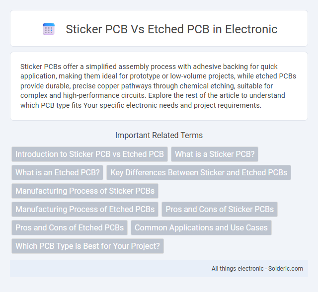Etched PCB vs Sticker PCB - What is the difference?