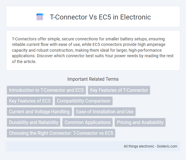 EC5 vs T-Connector - What is the difference?