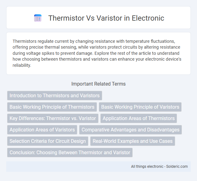 Thermistor vs Varistor - What is the difference?