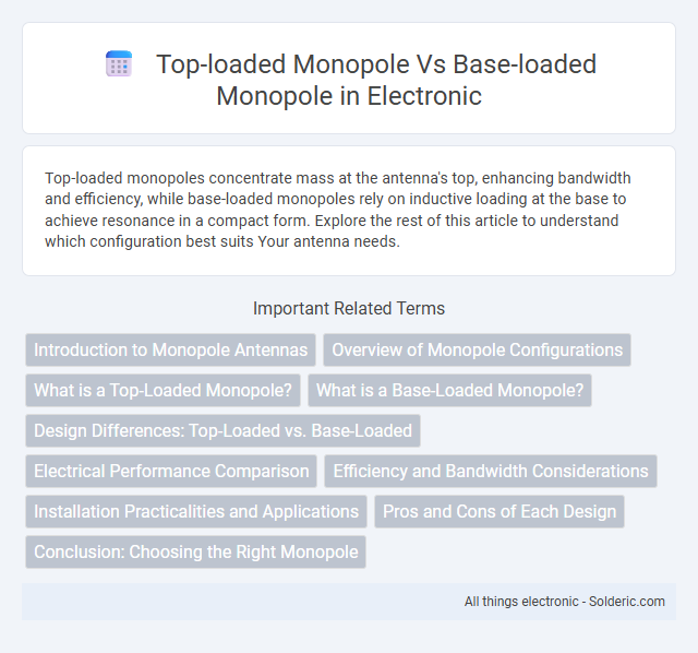 Base-Loaded Monopole vs. Top-Loaded Monopole - What is the difference?