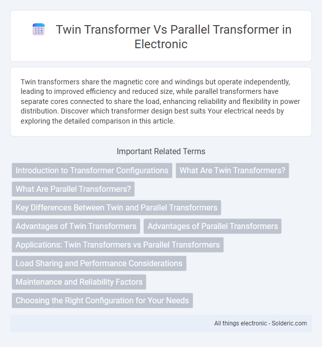 Parallel Transformer vs Twin Transformer - What is the difference?