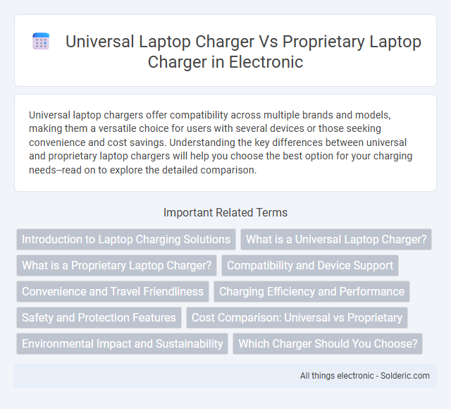 Proprietary laptop charger vs Universal laptop charger - What is the difference?