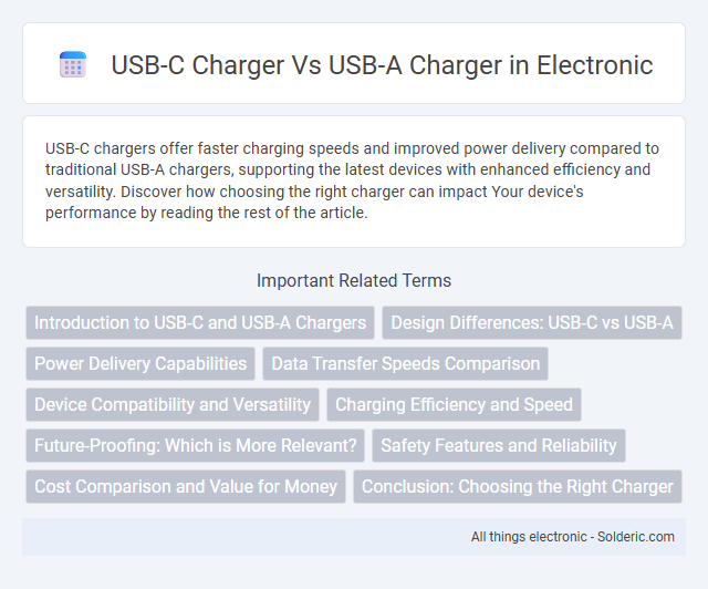 USB-A charger vs USB-C charger - What is the difference?