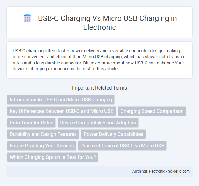 Micro USB charging vs USB-C charging - What is the difference?