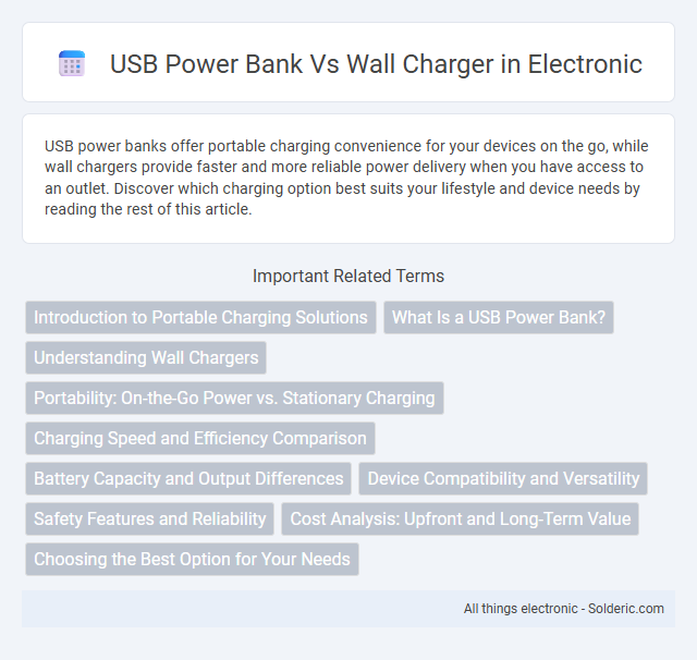 USB Power Bank vs Wall Charger - What is the difference?