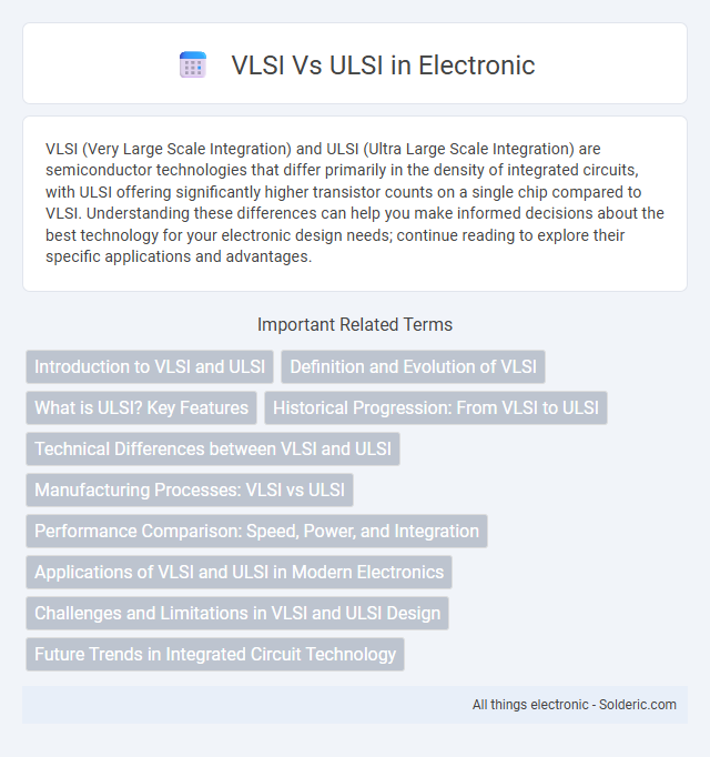 Title: ULSI vs VLSI - What is the difference?