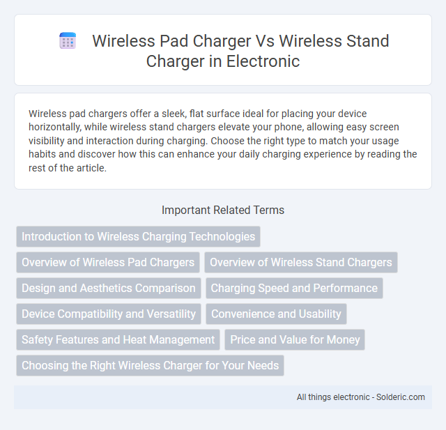 Wireless Pad Charger vs Wireless Stand Charger - What is the difference?